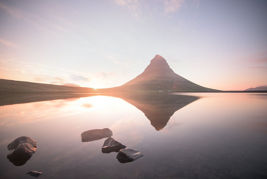 Kirkjufell reflections